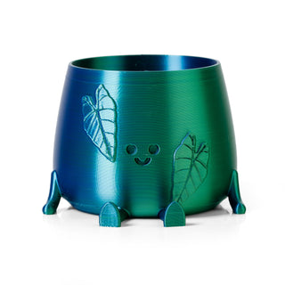 Happy Pot Planter - Alocasia Leaf Face