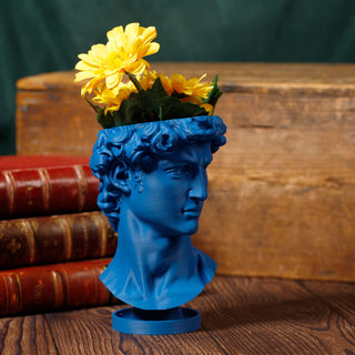David Renaissance Eco-Friendly 3D Printed Head Planter