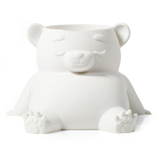 Eco-Friendly Dream Bear Plant Pot: Sustainable 3D Printed PLA Home Décor