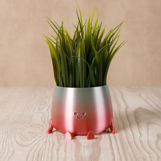 3D Printed Happy Face Planter