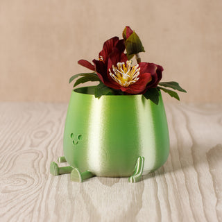 3D Printed Happy Face Planter