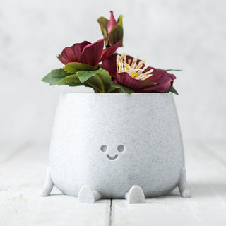 Happy Pot Planter - Marble