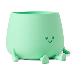Happy Pot Planter - Mint Green