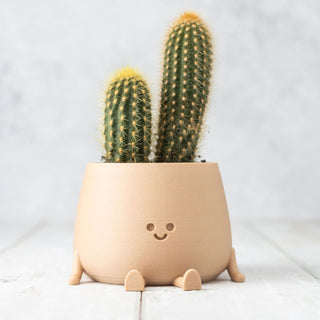 Happy Pot Planter - Wood