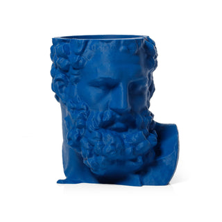 Hercules' Strength: Eco-friendly Greek Mythology Inspired Head Planter - Cobalt Royal Blue