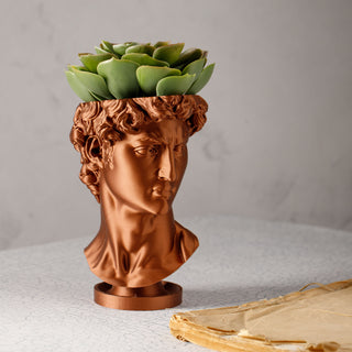 David Renaissance Eco-Friendly 3D Printed Head Planter