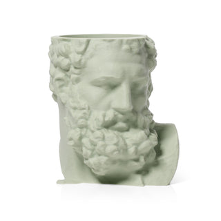 Hercules' Strength: Eco-friendly Greek Mythology Inspired Head Planter - Sage