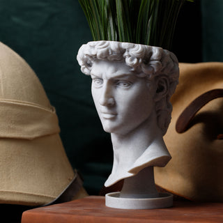 David Renaissance Eco-Friendly 3D Printed Head Planter