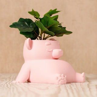 Eco-Friendly Dream Bear Plant Pot: Sustainable 3D Printed PLA Home Décor