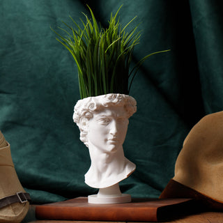 David Renaissance Eco-Friendly 3D Printed Head Planter