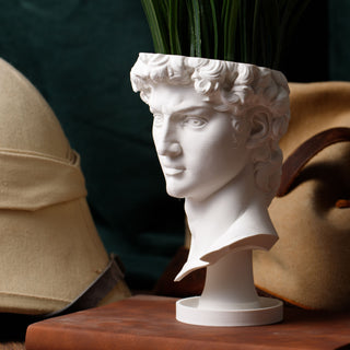 David Renaissance Eco-Friendly 3D Printed Head Planter