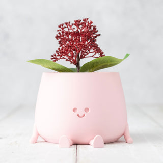 Happy Pot Planter - Peach Pink
